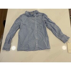 Gucci Kids-Stripe Fil Coupe w/ Embroidered Long‎ Sleeve size 8